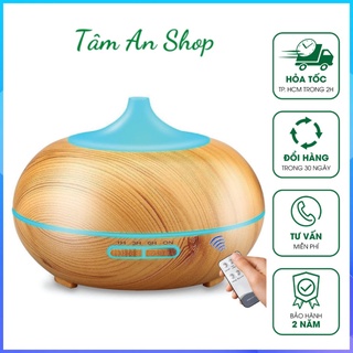 Máy xông tinh dầu, khuếch tán tinh dầu( BH 2 năm) có Điều Khiển, đèn Led 7 màu, tự ngắt khi hết nước