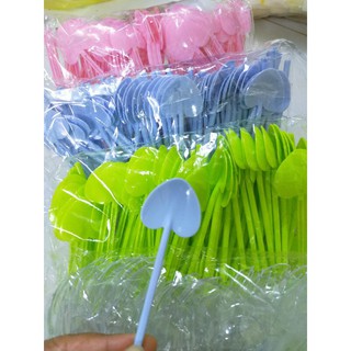 combo 300 muỗng hình trái tim