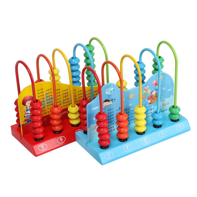 2 Colors Abacus Math Learning Toys Math Toy Wooden Game Learning Toys Educational