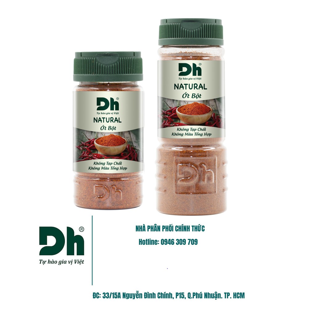 Hũ Natural Ớt Bột - Thương hiệu DH Foods