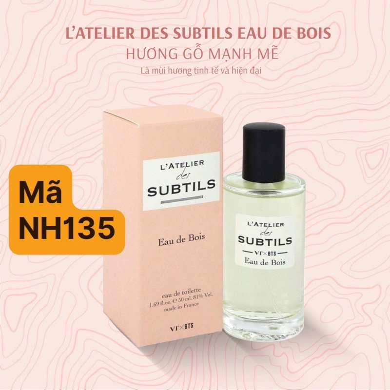 Nước hoa VT x BTS: l'Atelier des Subtils