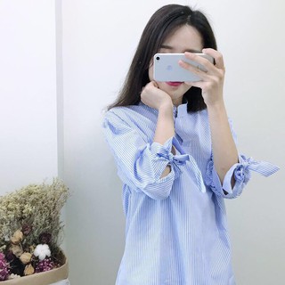 Áo Kiểu Nữ Cổ Trụ Tay Nơ Thời Trang💕𝑭𝑹𝑬𝑬𝑺𝑯𝑰𝑷💕[Giá gốc tận xưởng] ÁO KIỂU NỮ CÔNG SỞ