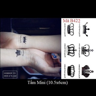 Xăm dán Tattoo vương niệm B422