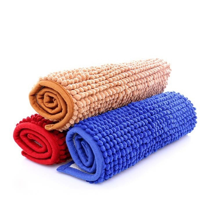 Thảm chùi chân san hô siêu thấm nước, chống trượt, mềm mại