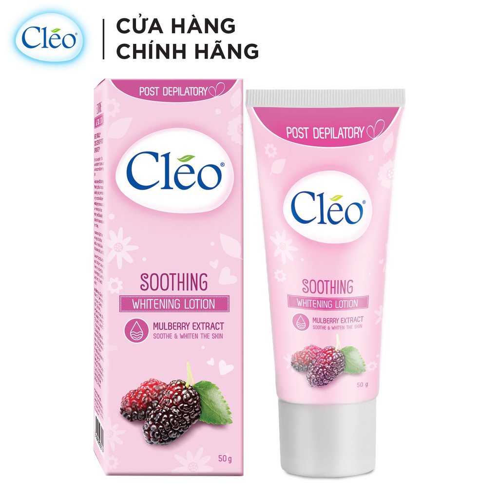 [FMCG20 -20K ĐH179K]Bộ đôi Kem tẩy lông Cléo da nhạy cảm 50g và Sữa dưỡng dịu da sau tẩy lông Cléo giúp trắng sáng 50g | BigBuy360 - bigbuy360.vn