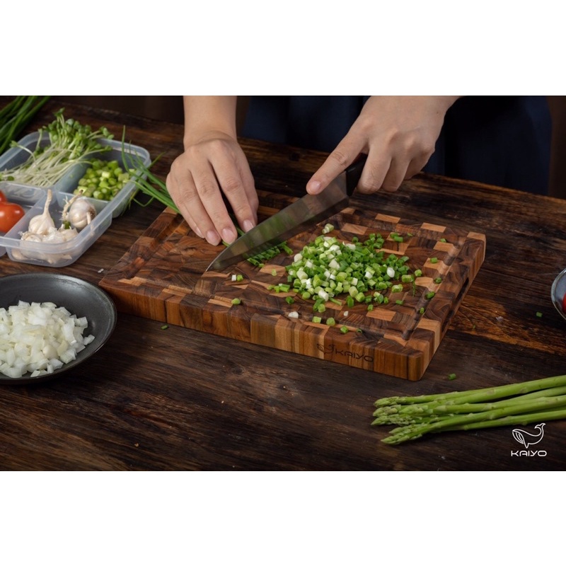 THỚT THÁI ĐẦU CÂY TEAK KAIYO