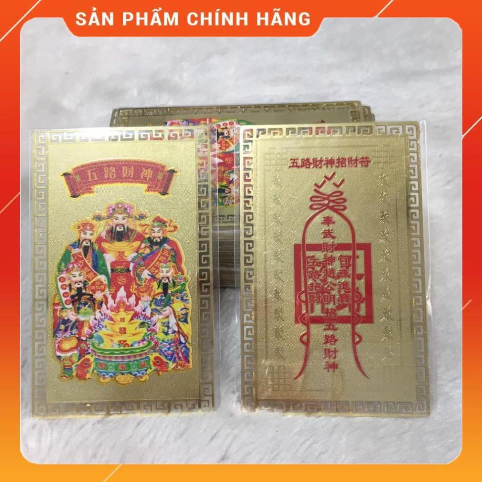*gia tot* KBNL Kim bài Ngũ Lộ Thần Tài phù khai vận mở ( Qúy khách vui lòng xem kĩ mô tả để chọn đúng mã hàng )