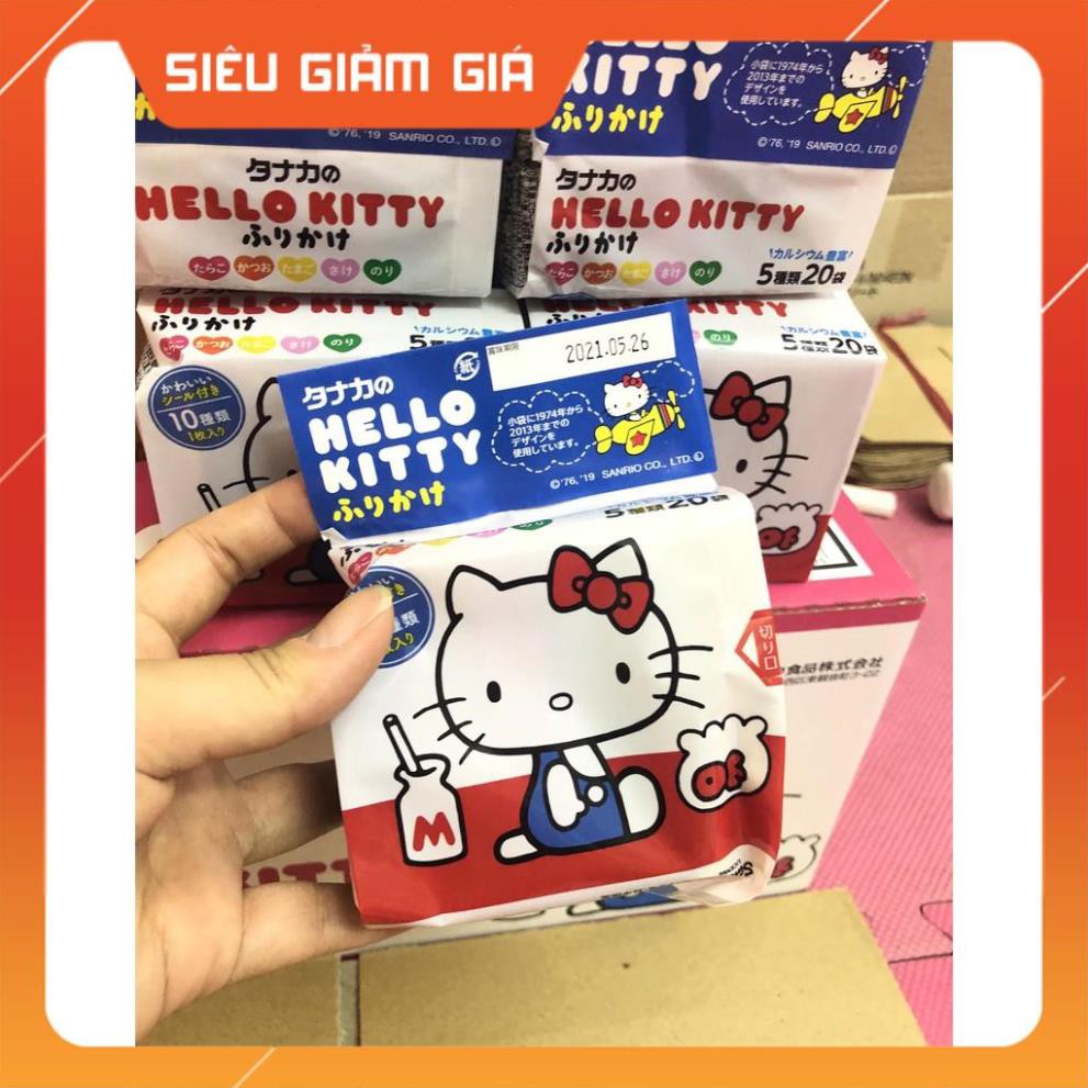Gia vị rắc cơm Hello Kitty Nhật (8/2021)