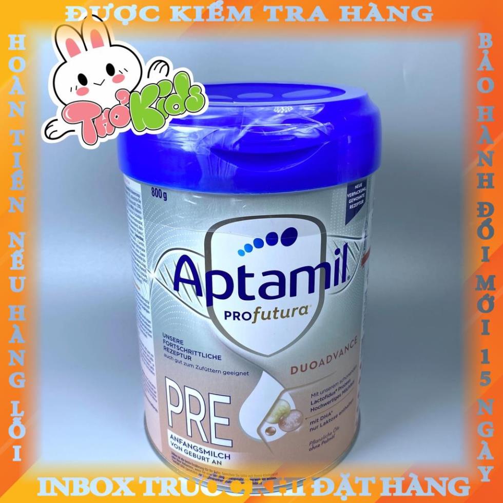 Sữa Aptamil Profutura Bạc Số 1, Bạc số 2, Pre Loại 800g - Aptamil Đức Hàng Nội Địa, Đi Air, Có Bill hoangia