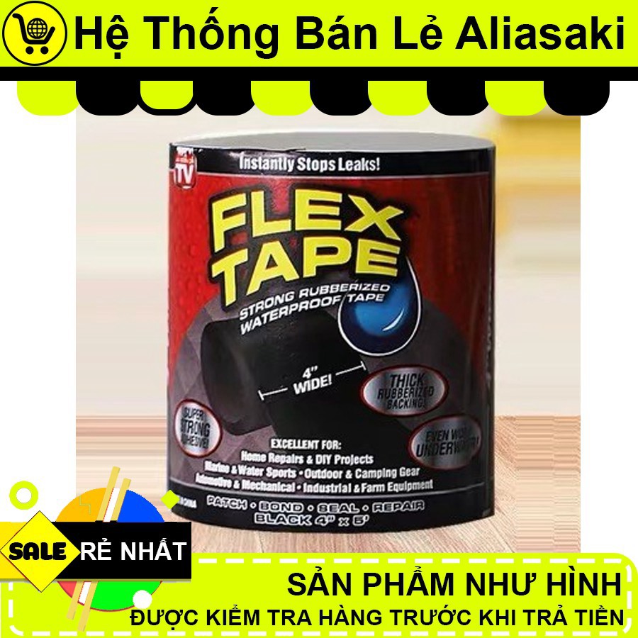 [ Flash Sale ] Miếng Vá Ống Nước FLEX TAPE Siêu Dính Rẻ Nhất