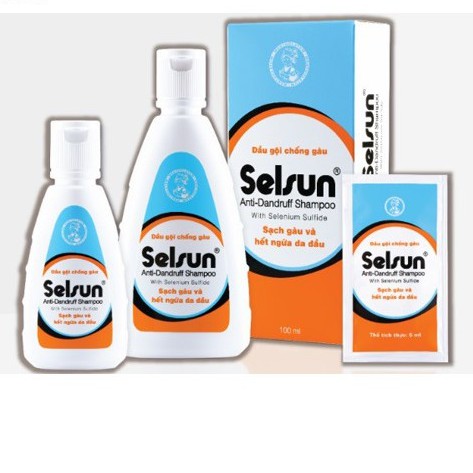 Dầu Gội Và Xã CHỐNG GÀU SELSUN - Anti - Dandruff Shampoo 100ml