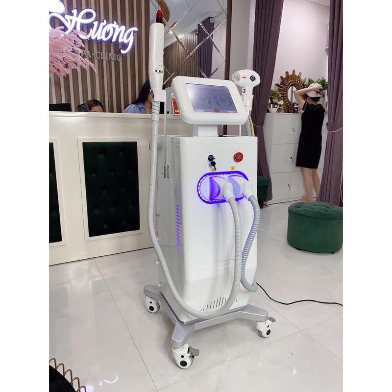 Máy triệt lông, xoá xăm 2in1 Diode laser 808