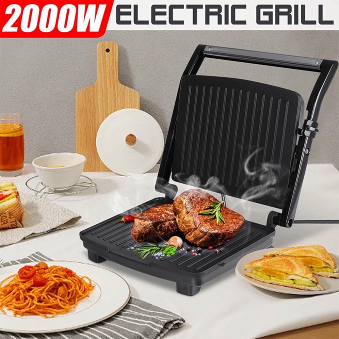 [Mã ELHADEV giảm 4% đơn 300K] Máy nướng thịt bbq, kẹp bánh mì 2000W có chỉnh nhiệt SOKANY