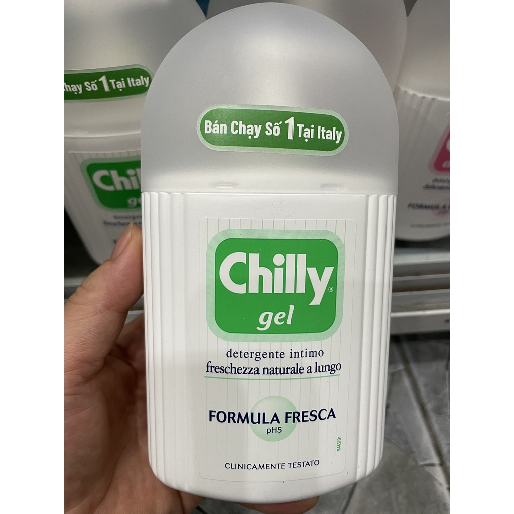 Chilly gel dung dịch vệ sinh phụ nữ nhập khẩu Ý