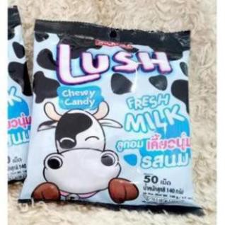 Kẹo bò sữa Thái Lan LUSH vị sữa-dâu-mật ong 160g [date mới 2021]