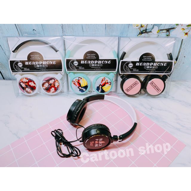 Tai nghe headphone BlackPink 130k