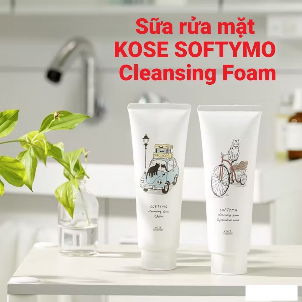 Sữa Rửa Mặt KOSE SOFTYMO cao cấp