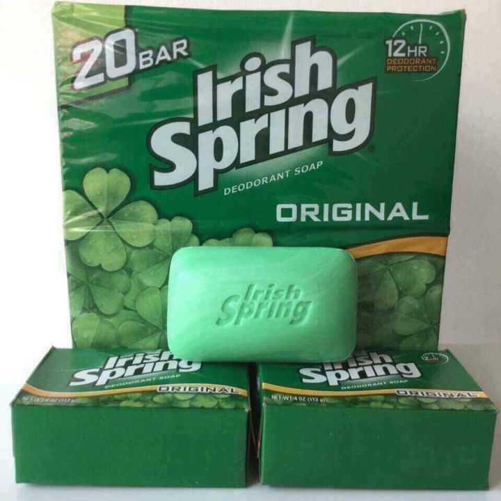 (Hàng Mỹ) Xà bông cục Irish Spring Original 104.8g