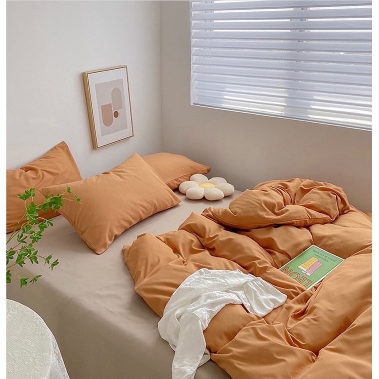 Bộ chăn ga Cotton Tici notag - 9 màu mới 2022