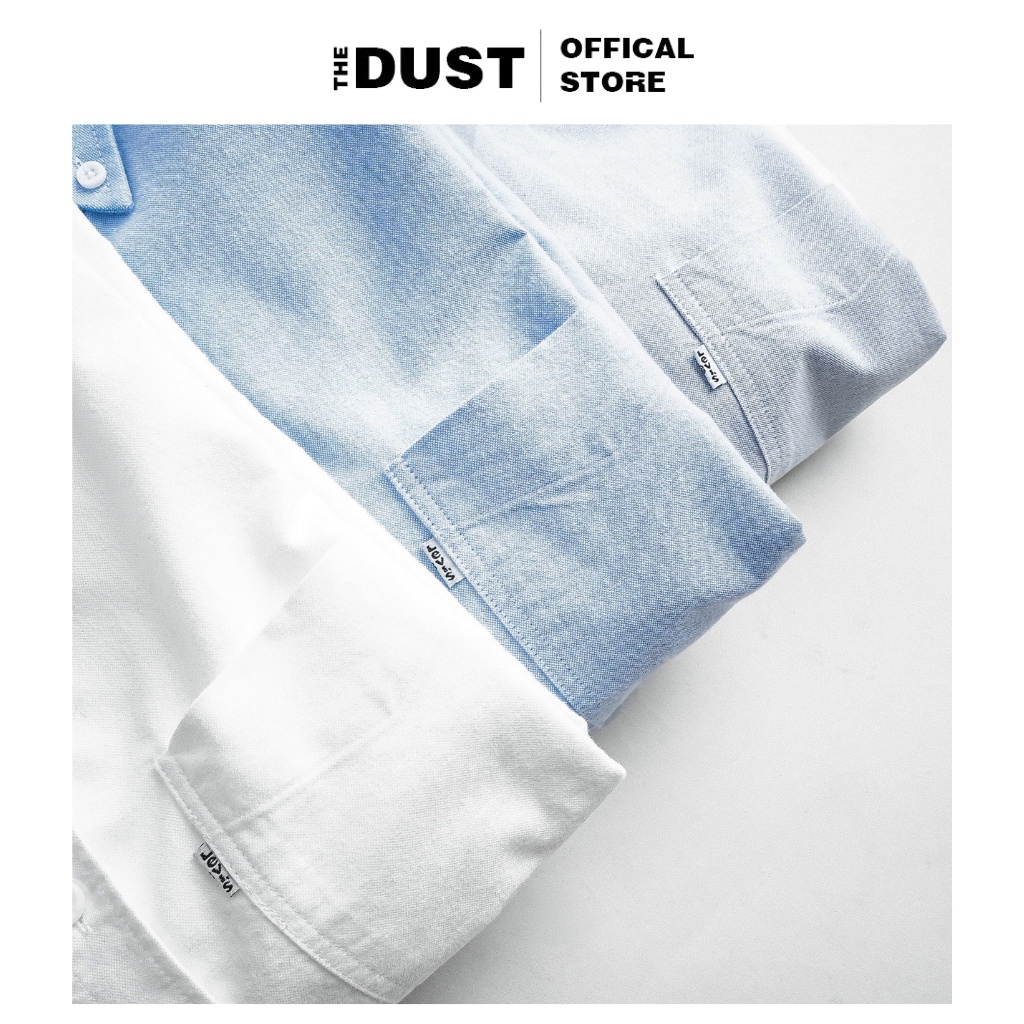 Áo sơ mi nam dài tay cao cấp LV oxford trơn basic, form slimfit, nhẹ thoáng mát