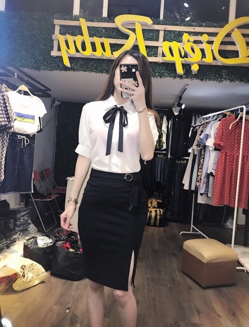 (đã cập nhật)Chân váy body xẻ trước cao cấp+tặng kèm thắt lưng CC | BigBuy360 - bigbuy360.vn