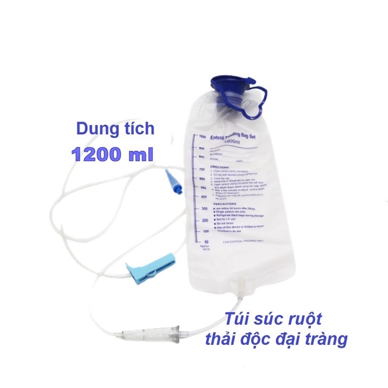 Túi truyền thức ăn/ túi truyền dịch cà phê súc rửa đại tràng/ nến