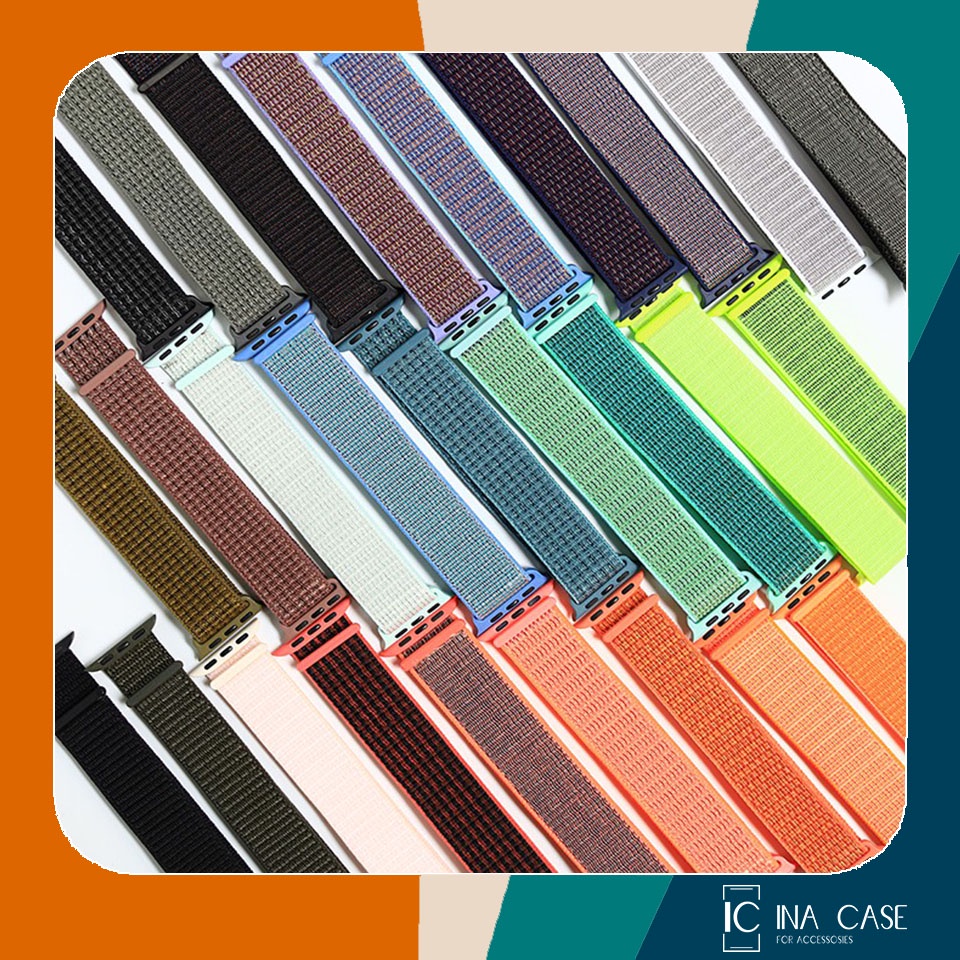 Dây đeo Apple Watch Sport Loop chất liệu Nylon cao cấp cho Series 5/4/3/2/1 kích thước 38/40/42/44
