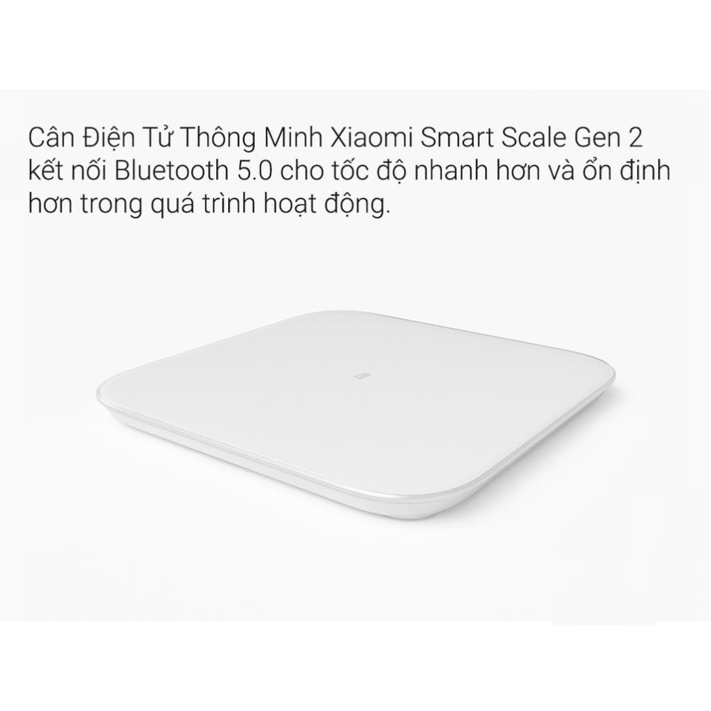 Cân Điện Tử Thông Minh Xiaomi Smart Scale Gen 2 – Bác Sĩ Gia Đình, Trợ Lý Sức Khỏe