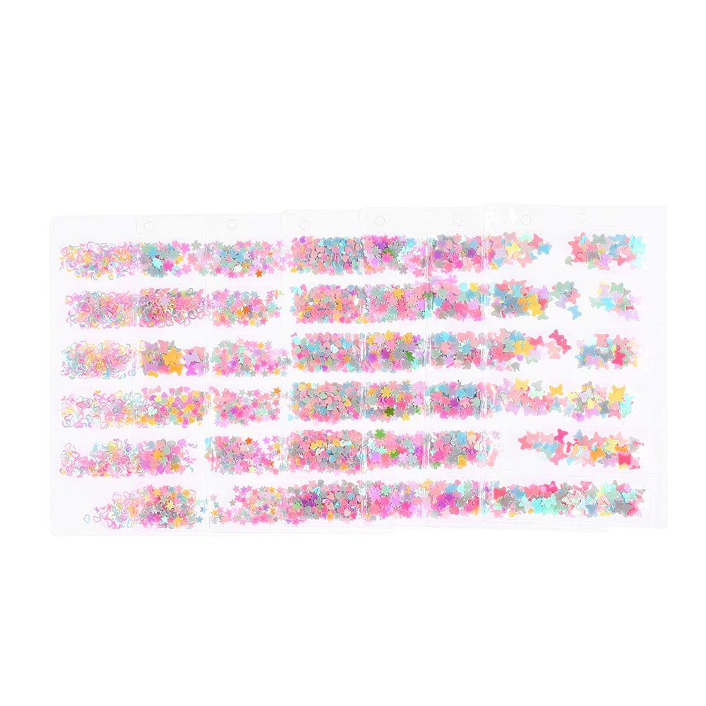 Hộp Kim Sa Trái Tim 3D Đính Móng Nghệ Thuật