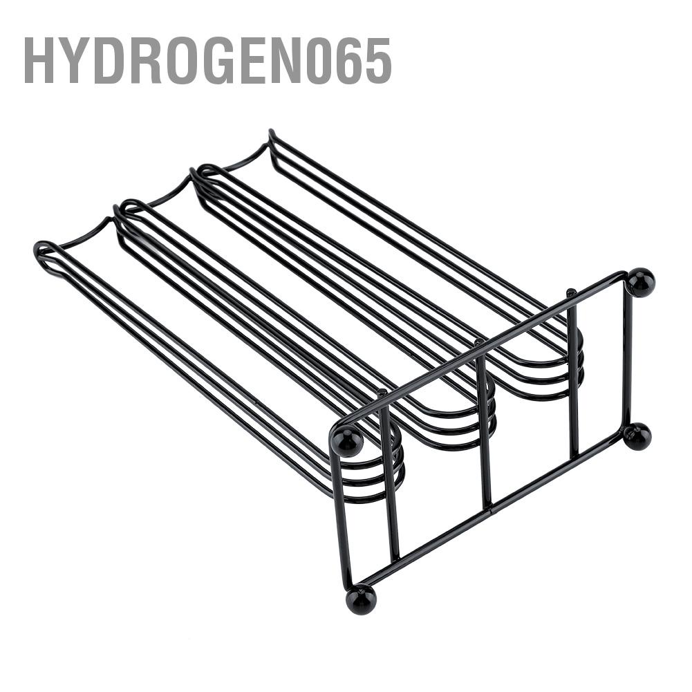 Giá đỡ đựng 42 viên nén pha cà phê bằng sắt mạ chrome màu đen