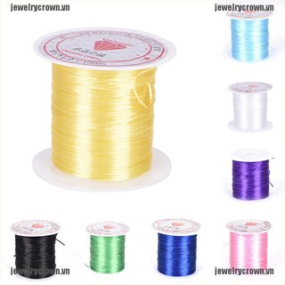 Cuộn dây nhựa trong suốt xâu hạt làm vòng tay 0.8mm tự làm