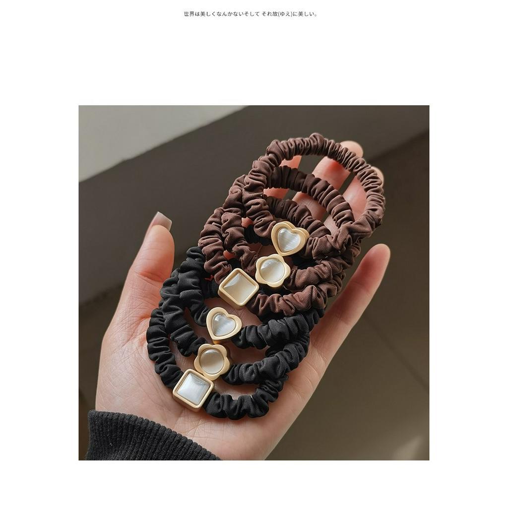 Dây Buộc Tóc Đính Đá Opal AB445 Thời Trang Cho Nữ