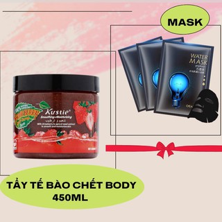 Combo quà tặng tẩy tế bào chết body kustie + mặt nạ dưỡng da