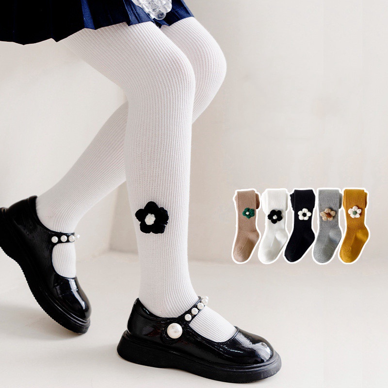 Quần Tất Legging Hoa Nhỏ Cho Bé Gái 1-8 Tuổi
