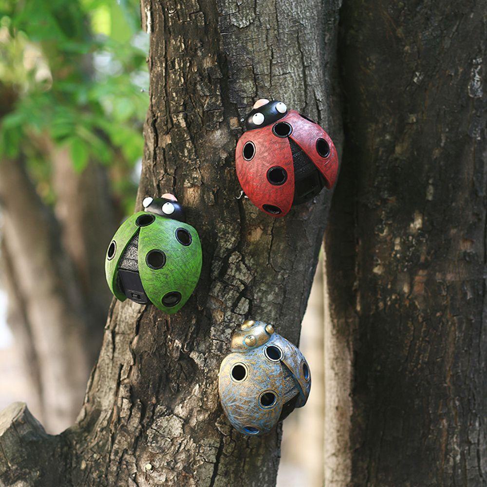 YNATURAL Nhân Vật Bọ Rùa Bằng Nhựa Resin Trang Trí Sân Vườn