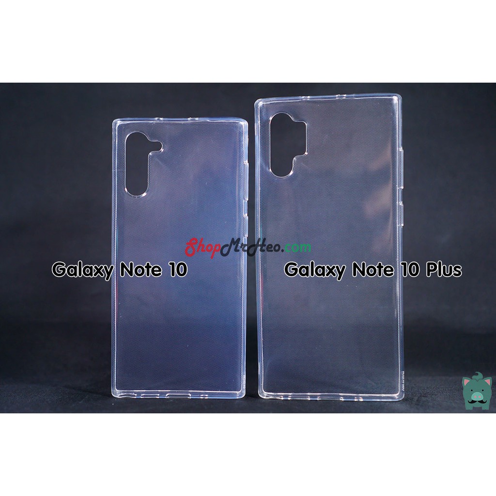 Ốp lưng silicon dẻo trong suốt Samsung Note 10/ Note 10 PLus