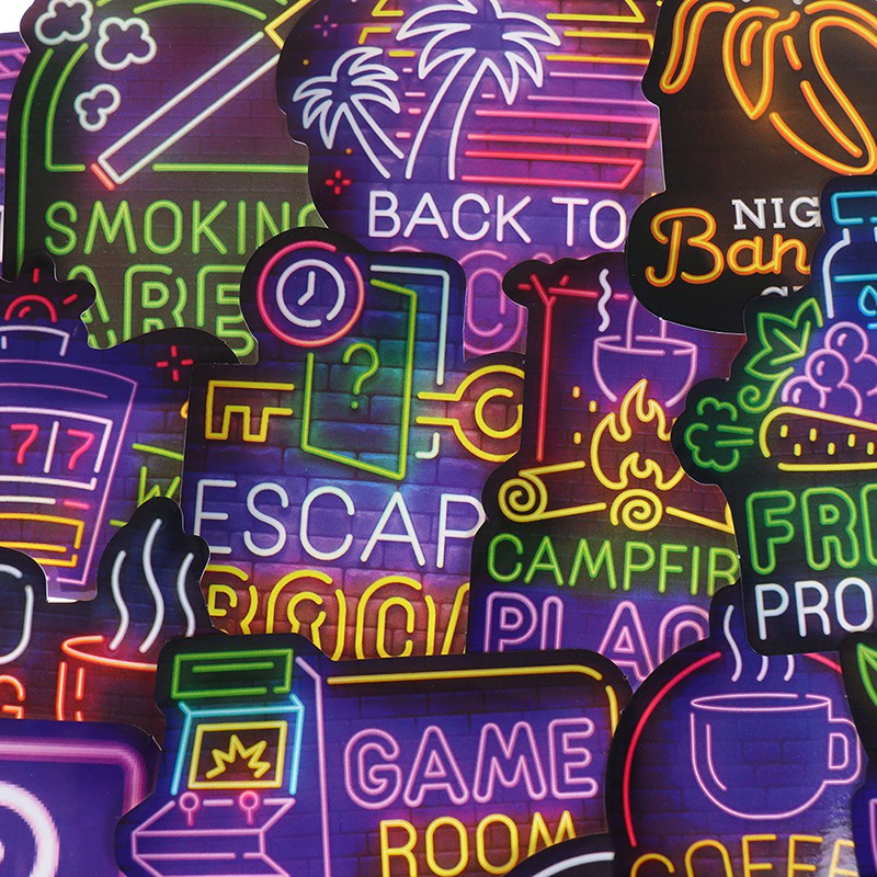 Set 50 Miếng Dán Trang Trí Đa Năng Tiện Dụng