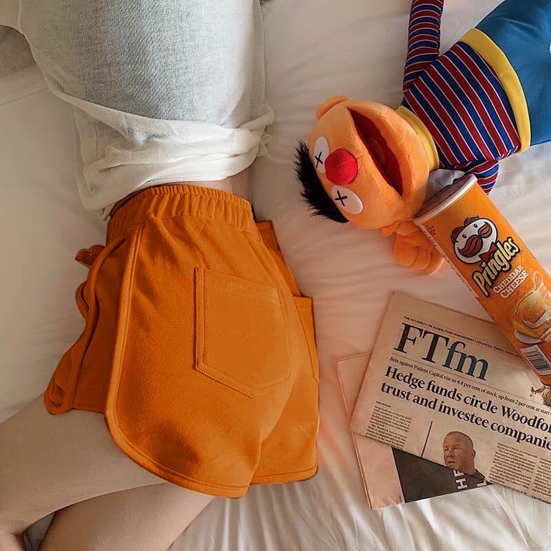 Quần đùi nữ mặc ở nhà 💞 HÌNH THẬT💞Quần đùi mặc đi ngủ đến 70kg, vải da cá bao chất mềm mát mịn | BigBuy360 - bigbuy360.vn