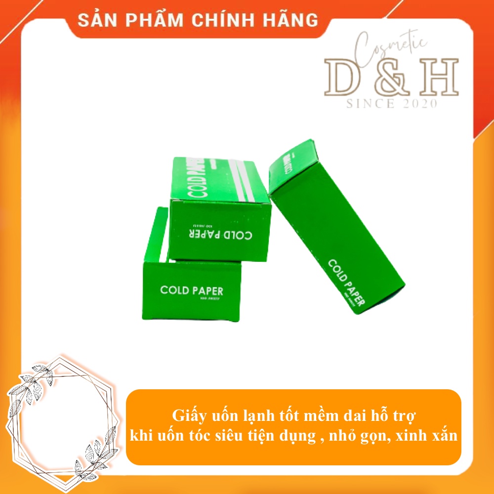 Giấy uốn lạnh tốt mềm dai hỗ trợ khi uốn tóc siêu tiện dụng, nhỏ gọn, xinh xắn