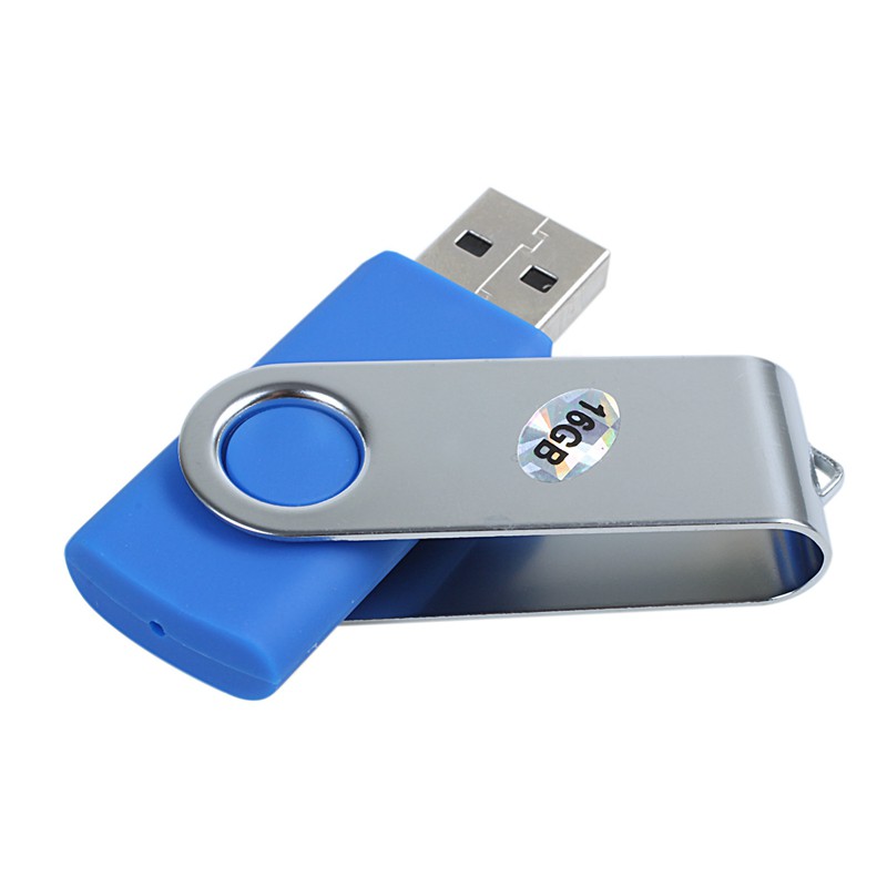 16GB USB 2.0 Waterproof Flash Drive Memory Card Pen Reader Dark Blue