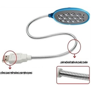 Đèn Led soi phím laptop 13 bóng cổng Usb