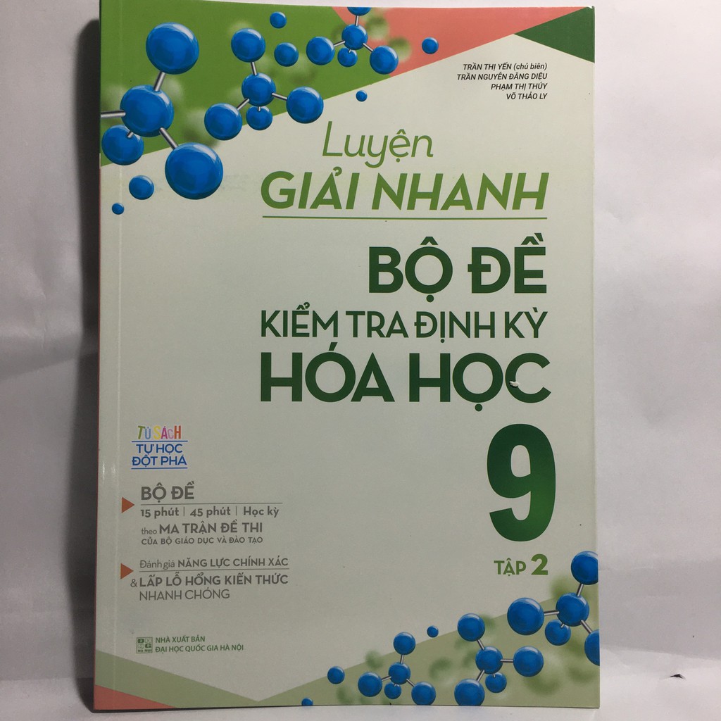 Sách Megabook - Luyện Giải Nhanh Bộ Đề Kiểm Tra Định Kỳ Hóa Học 9 - Tập 2