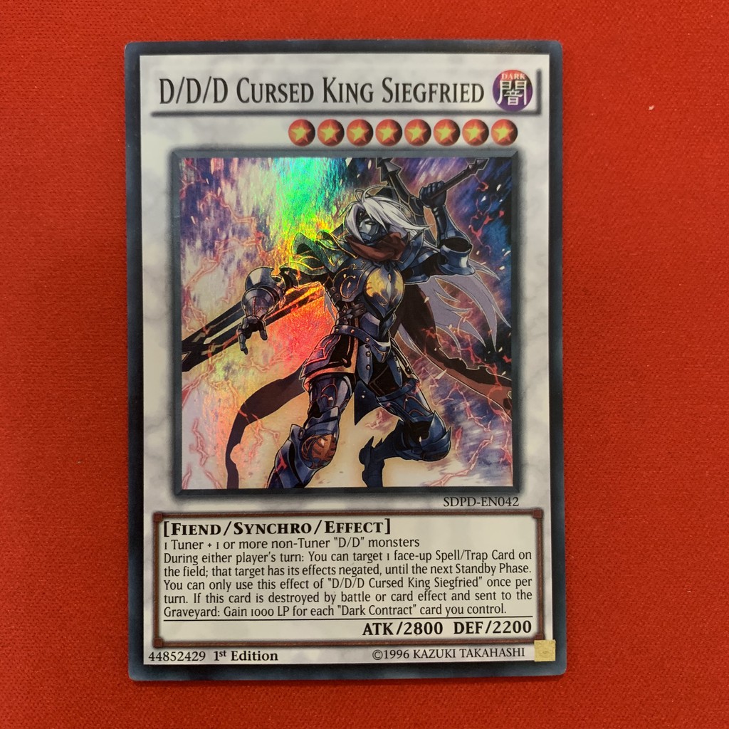 EN]Thẻ Bài Yugioh Chính Hãng] D/D/D Cursed King Siegfried