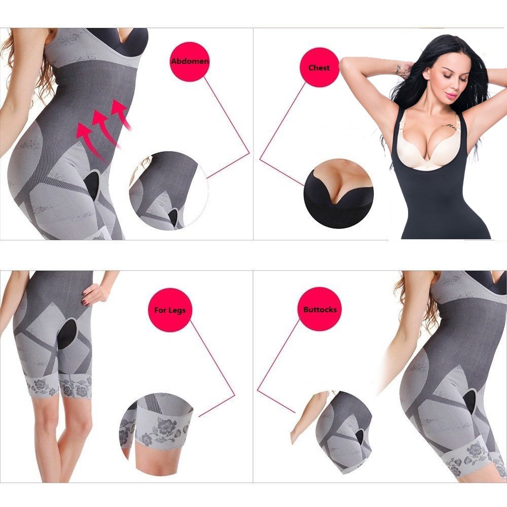 Bộ bodysuit định hình dáng thon dài ngang đùi | BigBuy360 - bigbuy360.vn