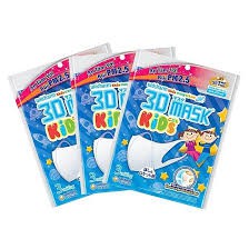 (6 cái/gói)Khẩu Trang Trẻ Em 3D Mask Kids Unicharm VN