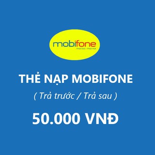 Thẻ Nạp Mobifone 50.000đ
