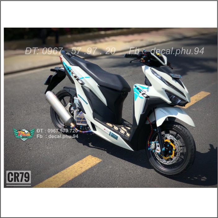 Tem Vario Xanh ngọc trắng (V)
