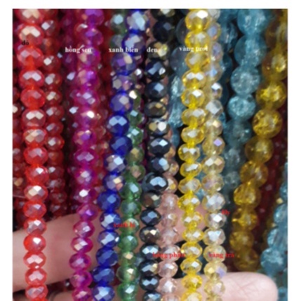 5-10-20 viên pha lê bánh cam 8ly