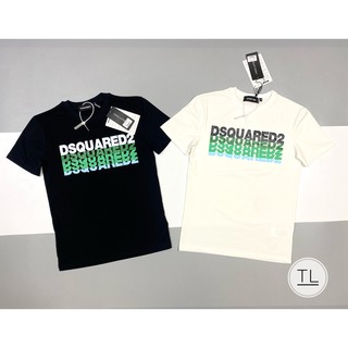 Áo phông nam chữ đơn giản dsq hai màu đen trắng có đủ sze 45-70kg,chất co giãn nhẹ thoáng mát áo thun nam ngắn tay ds12