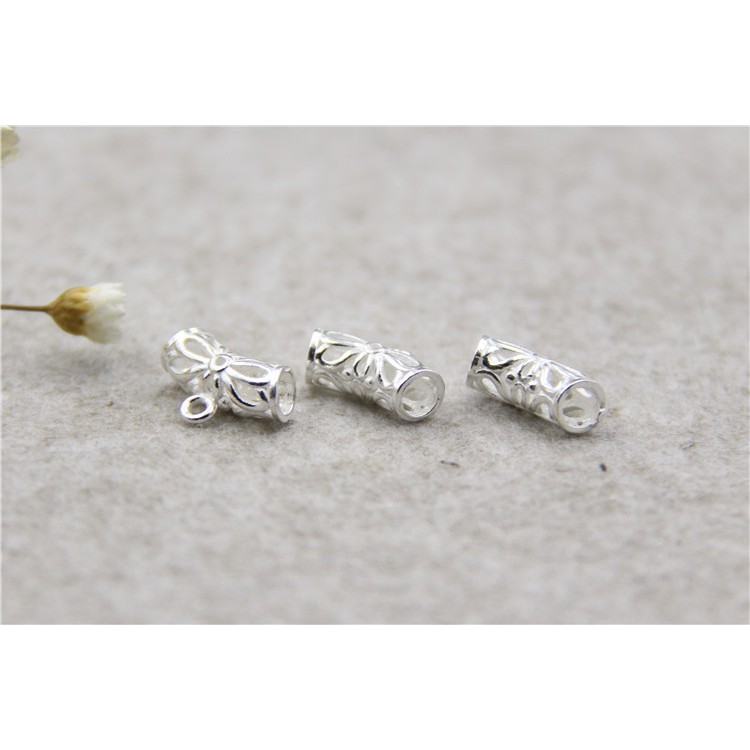 Charm bạc trụ nối có móc treo kiểu 2 - Charm Bạc 925 - Mã CB040